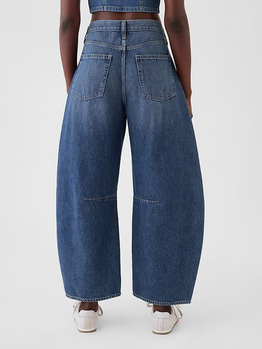 Gap High Rise Horseshoe Jeans