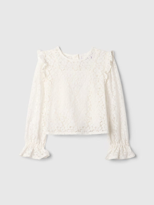 Gap Kids Ruffle Lace Top
