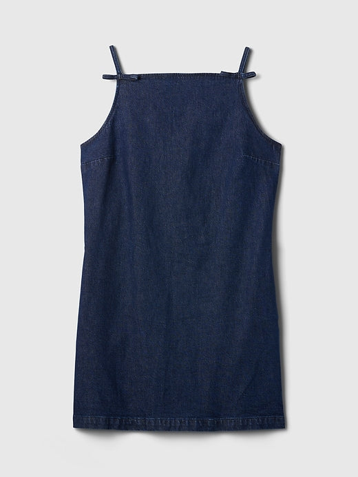 Gap Square-Neck Denim Mini Dress