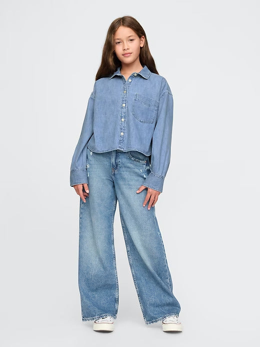 Gap Kids Oversized Denim Shirt