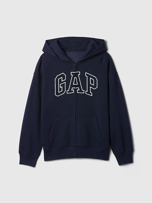 Gap Kids Vintage Soft Logo Zip Hoodie
