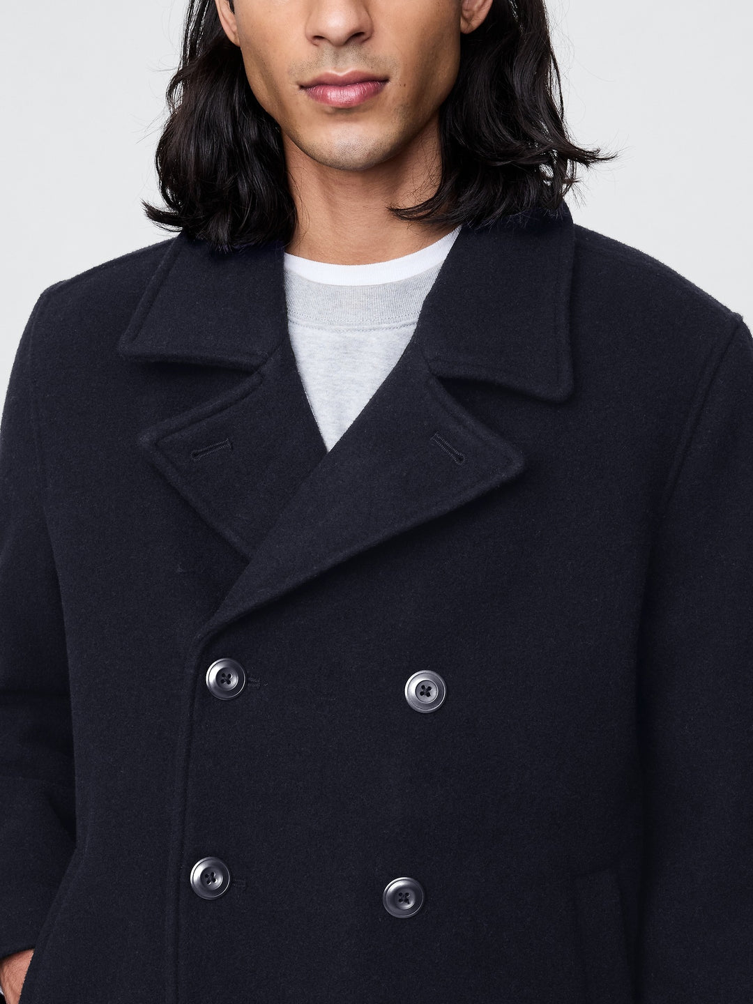 GAP Wool-Blend Peacoat