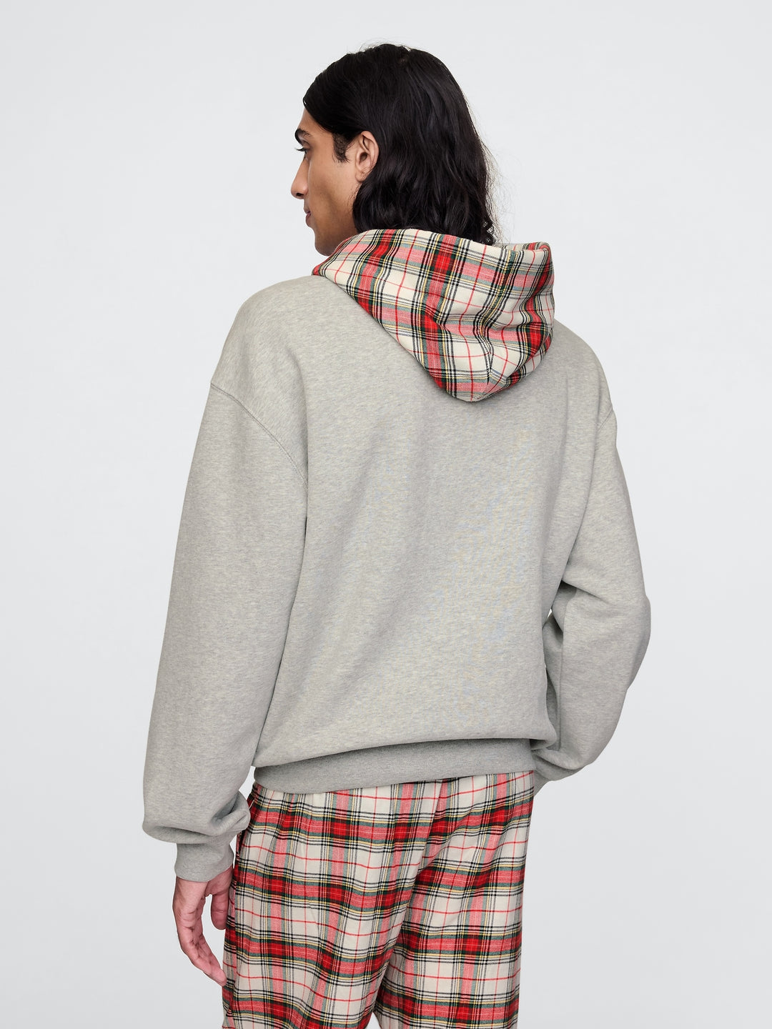 GAP VintageSoft Striped Logo Hoodie