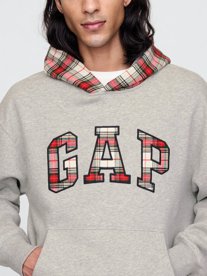 GAP VintageSoft Striped Logo Hoodie