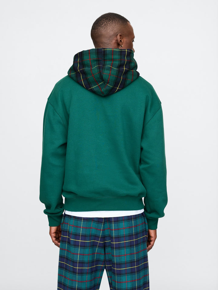 GAP VintageSoft Striped Logo Hoodie