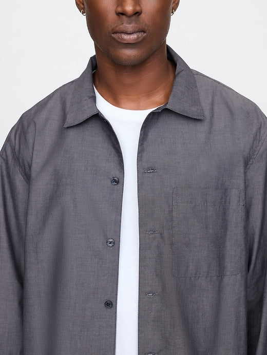 Gap Poplin Big PJ Shirt