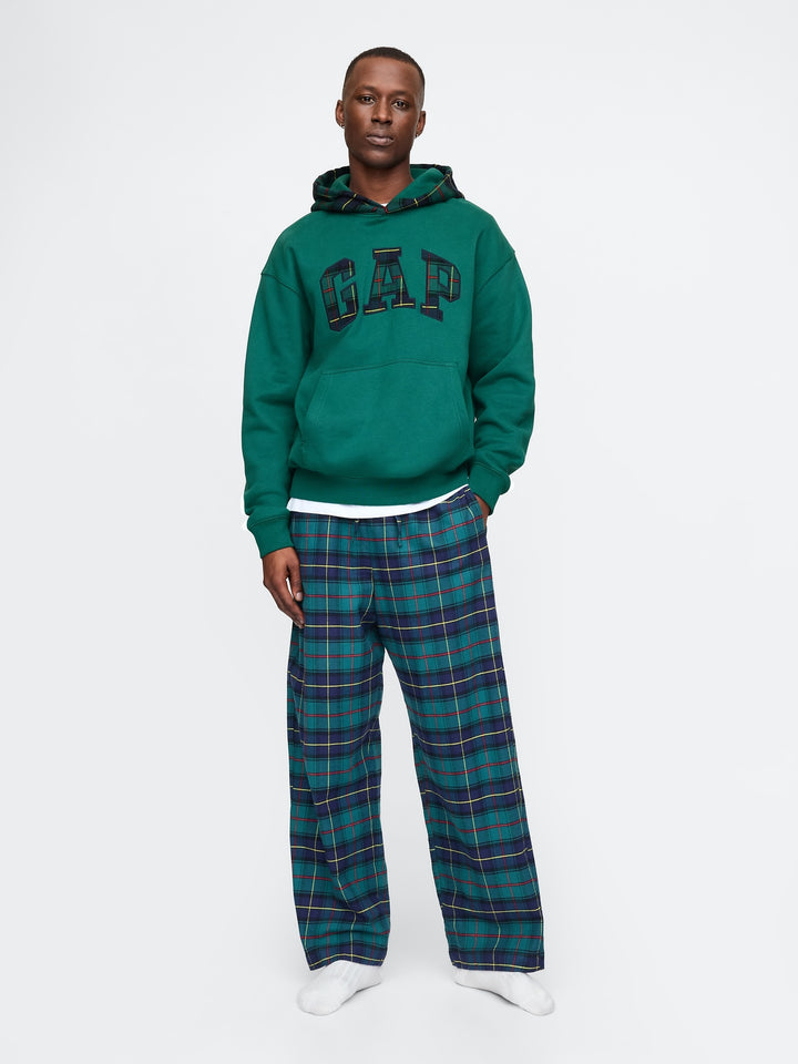 GAP VintageSoft Striped Logo Hoodie