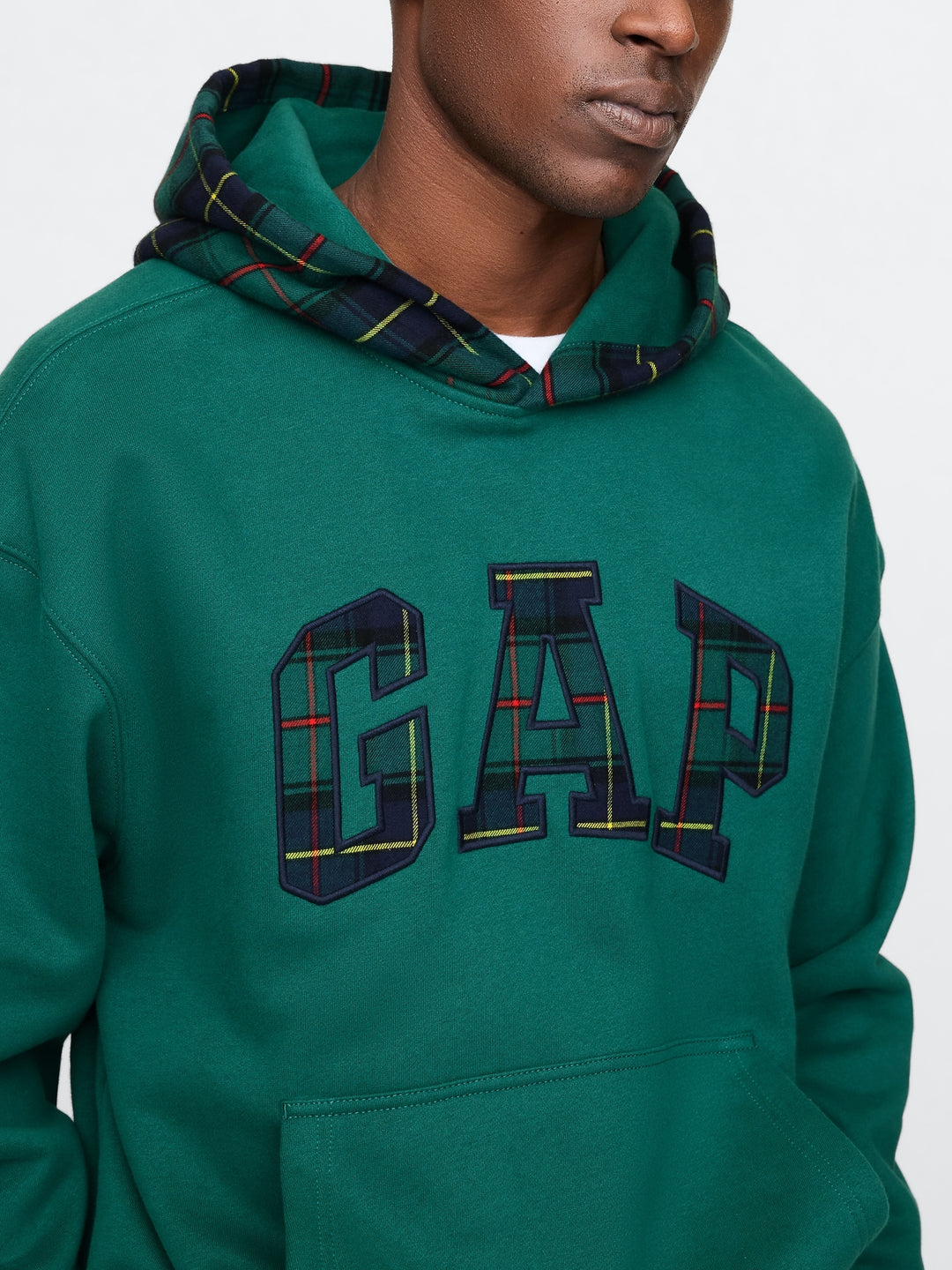 GAP VintageSoft Striped Logo Hoodie