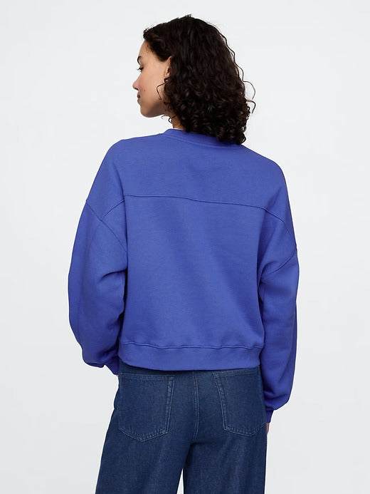 Gap VintageSoft Wedge Crewneck Sweatshirt