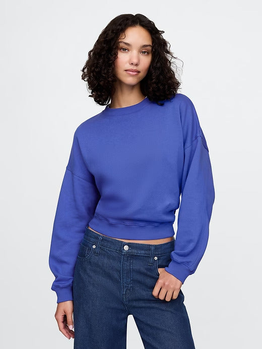 Gap VintageSoft Wedge Crewneck Sweatshirt