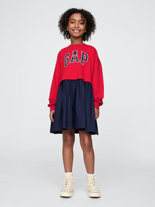 Gap Kids 2-in-1 VintageSoft Sweatshirt Dress