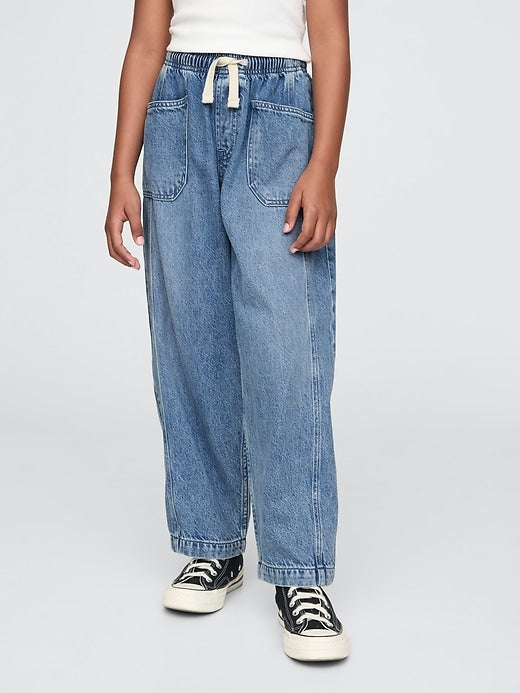 Gap Kids High Rise Ultrasoft Easy Horseshoe Jeans