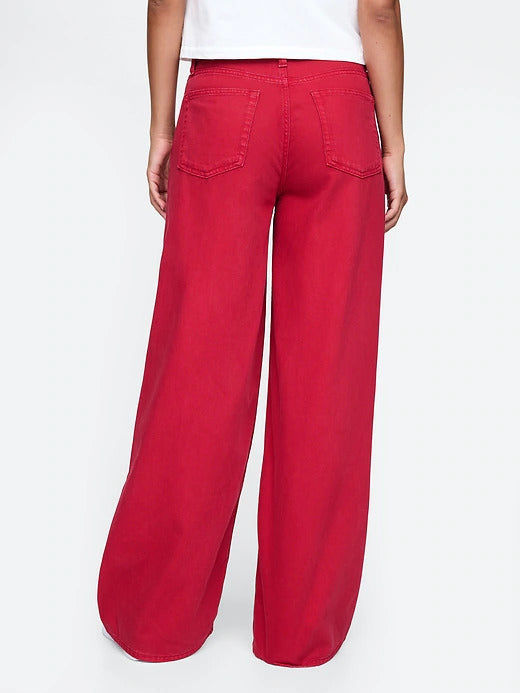 Gap Mid Rise UltraSoft Baggy Jeans