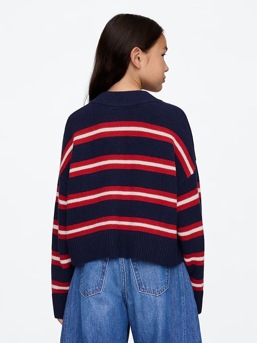 Gap Kids CashSoft Oversized V-Neck Sweater