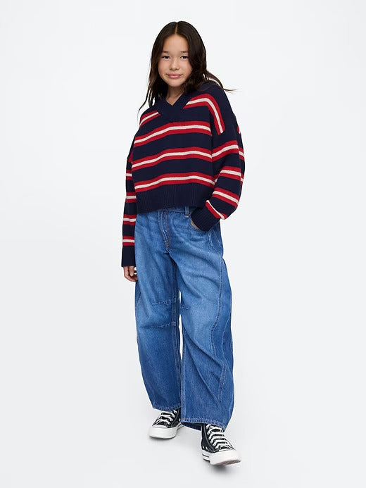 Gap Kids CashSoft Oversized V-Neck Sweater