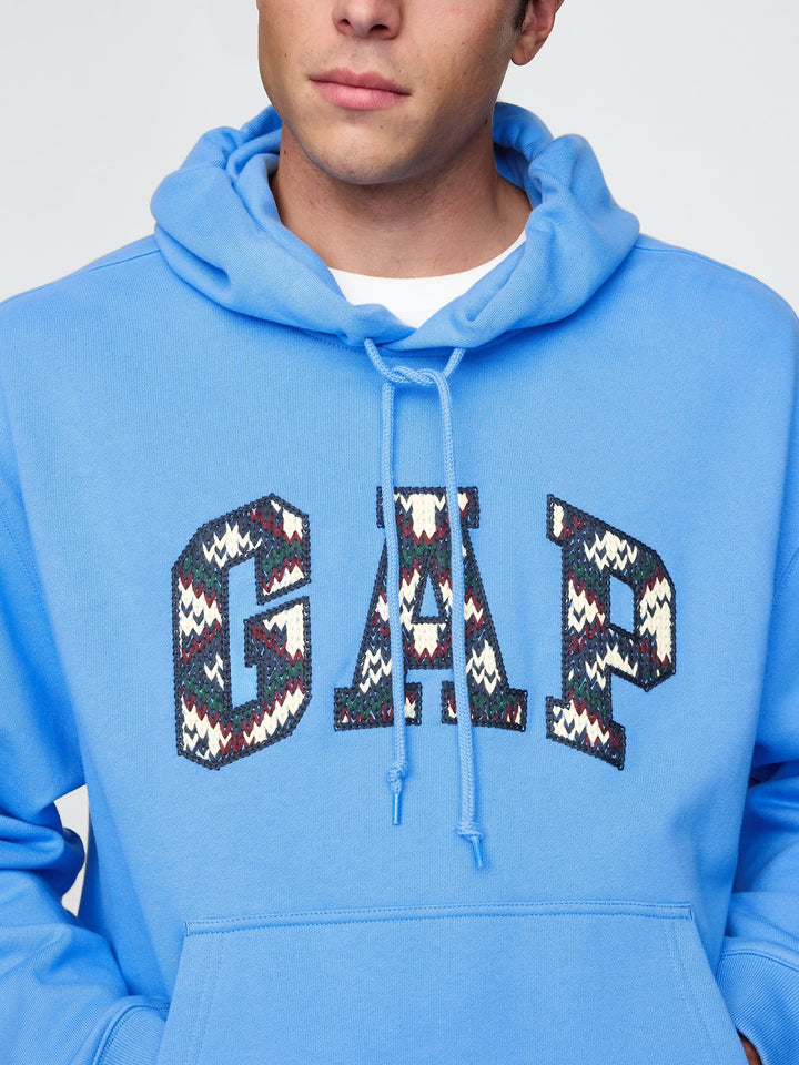 GAP Heavyweight Embroidered Arch Logo Hoodie