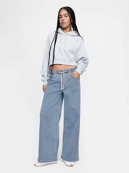Gap Mid Rise UltraSoft Easy Baggy Jeans