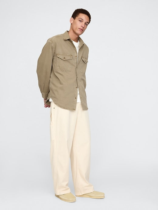 Gap UltraSoft Denim Big Shirt