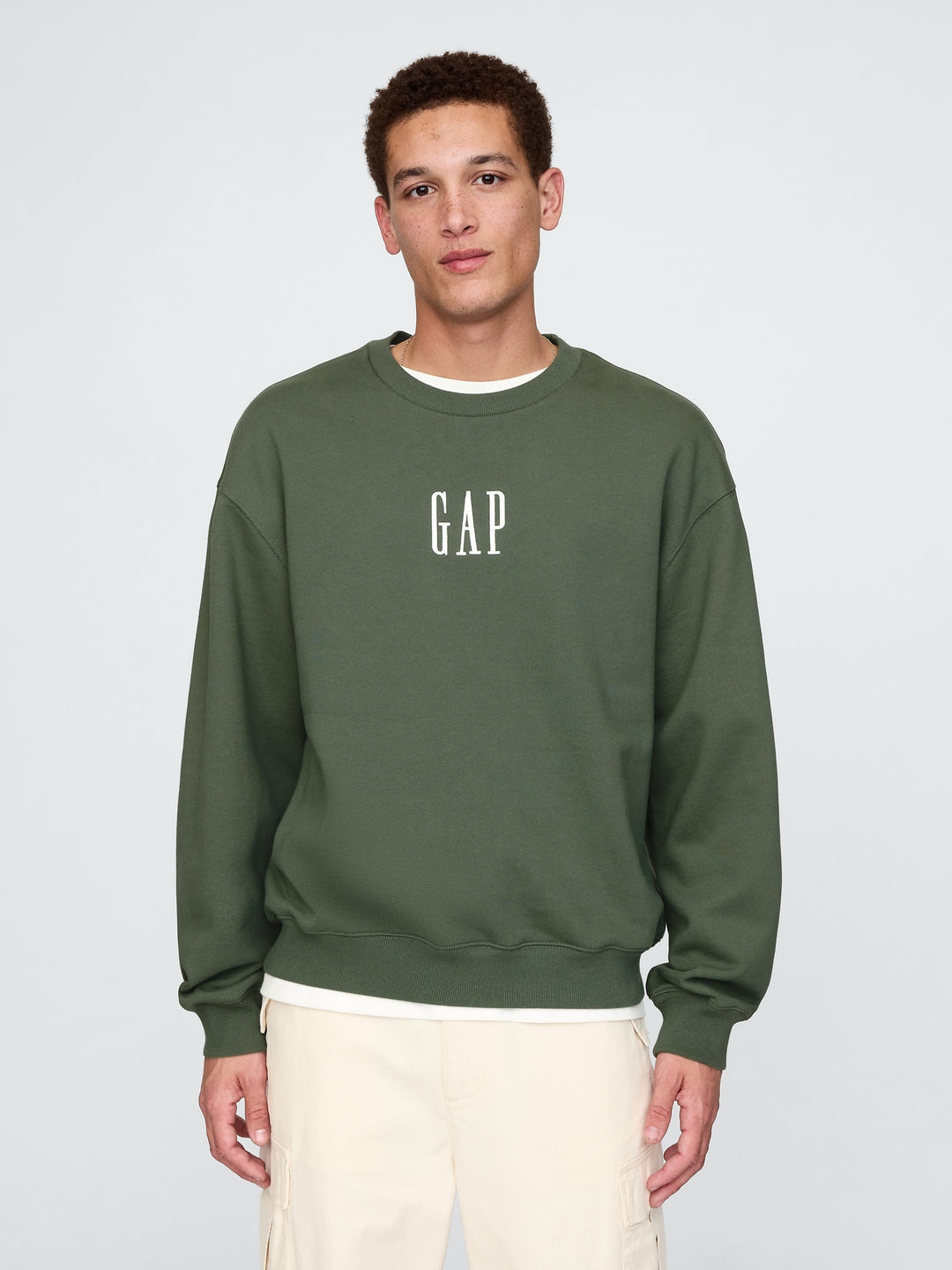 GAP Heavyweight Oversized Logo Sweatshirt