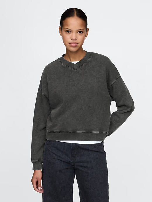 Gap Heavyweight French Terry Oversized Sweatshirt