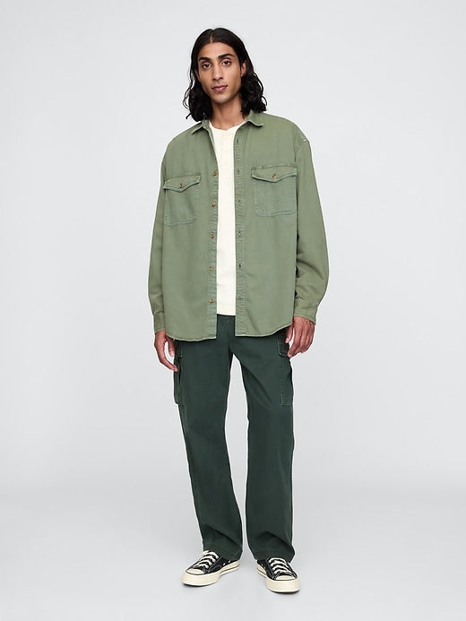 Gap UltraSoft Denim Big Shirt