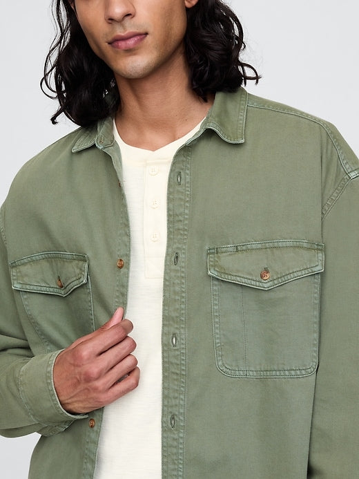 Gap UltraSoft Denim Big Shirt