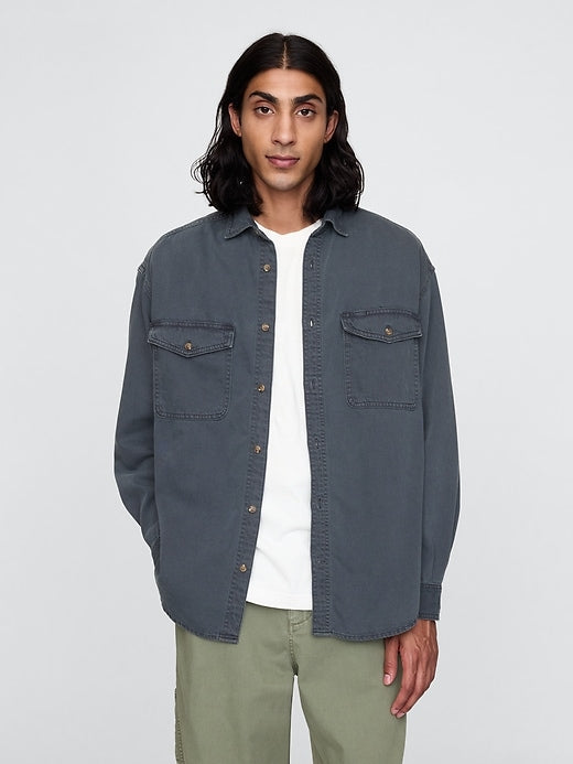 Gap UltraSoft Denim Big Shirt