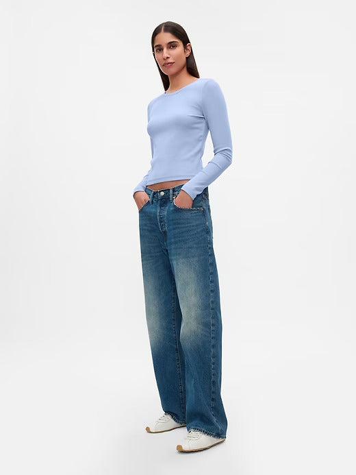 Gap Modern Rib Cropped T-Shirt