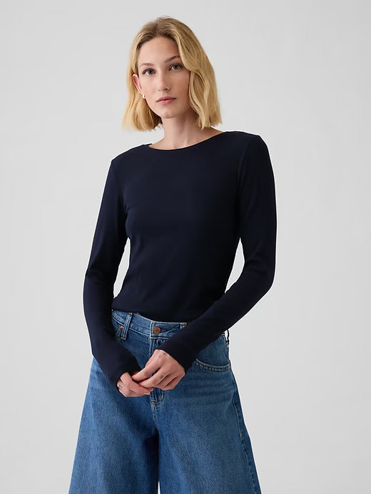 Gap Modern Rib Cropped T-Shirt