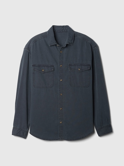 Gap UltraSoft Denim Big Shirt