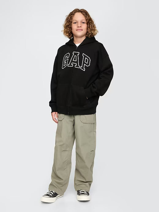 Gap Kids Vintage Soft Logo Zip Hoodie