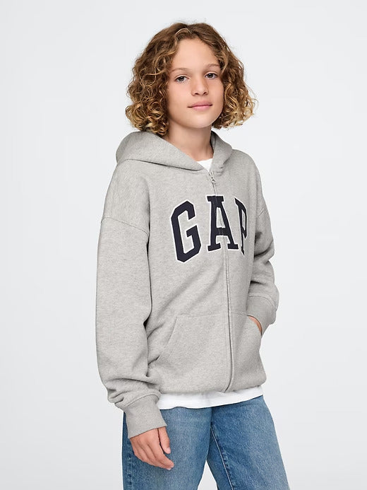 Gap Kids Vintage Soft Logo Zip Hoodie