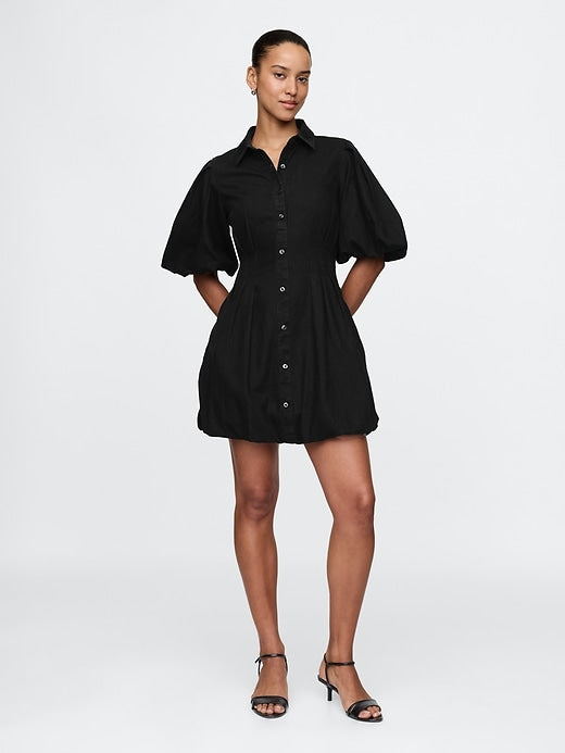Gap Bubble Mini Shirtdress