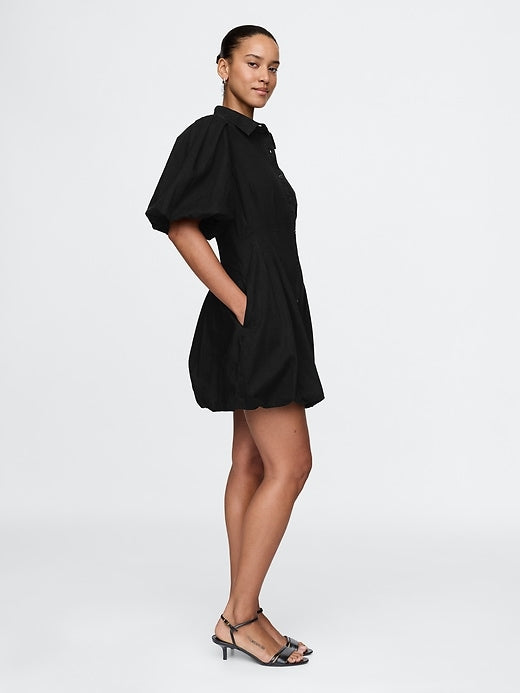 Gap Bubble Mini Shirtdress