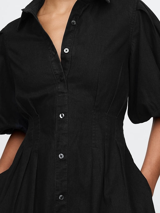 Gap Bubble Mini Shirtdress