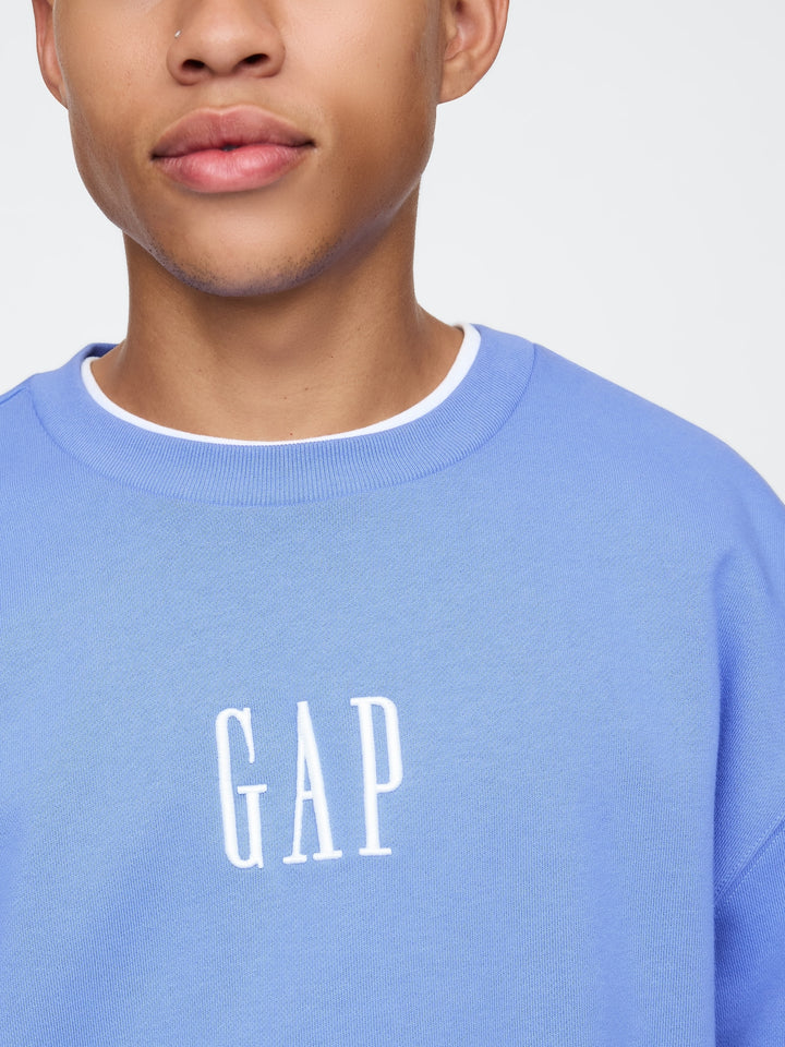 GAP Heavyweight Oversized Logo Sweatshirt