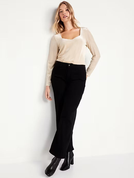 Old Navy Fitted Velvet Top