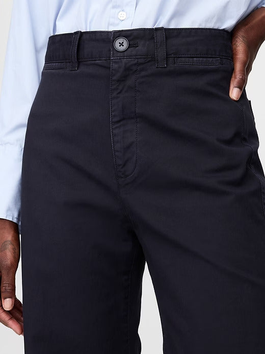 Gap High Rise Stride Wide-Leg Ankle Khakis