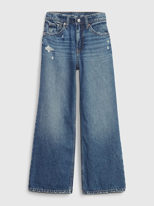 Gap Kids Low Rise Stride Wide-Leg Jeans