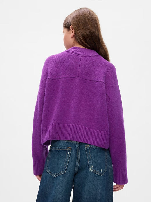 Gap Kids CashSoft Oversized V-Neck Sweater