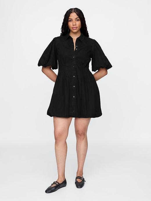 Gap Bubble Mini Shirtdress