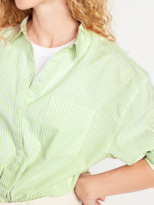 Old Navy Oversized Button-Down Boyfriend Shirt