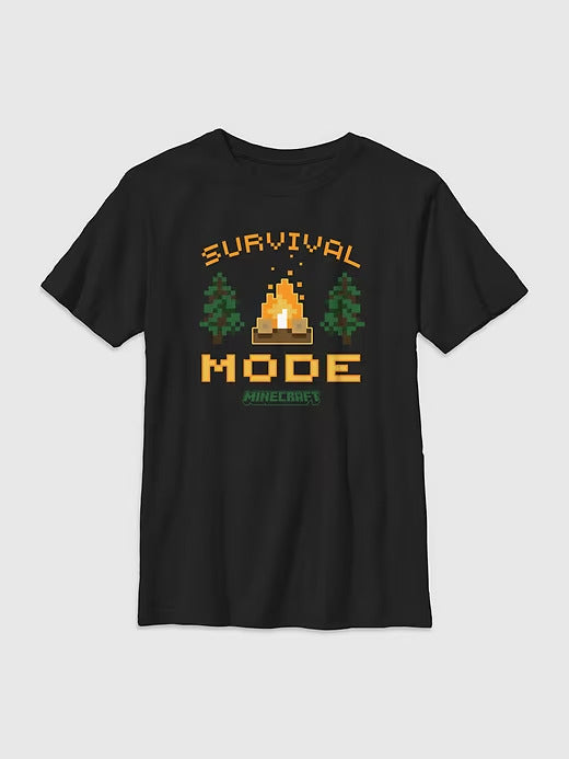 Gap Kids Minecraft Survival Mode Graphic T-Shirt