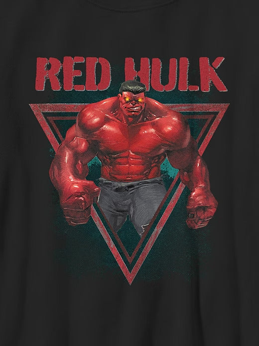 Gap Kids Marvel Red Hulk Thaddeus Ross Graphic T-Shirt