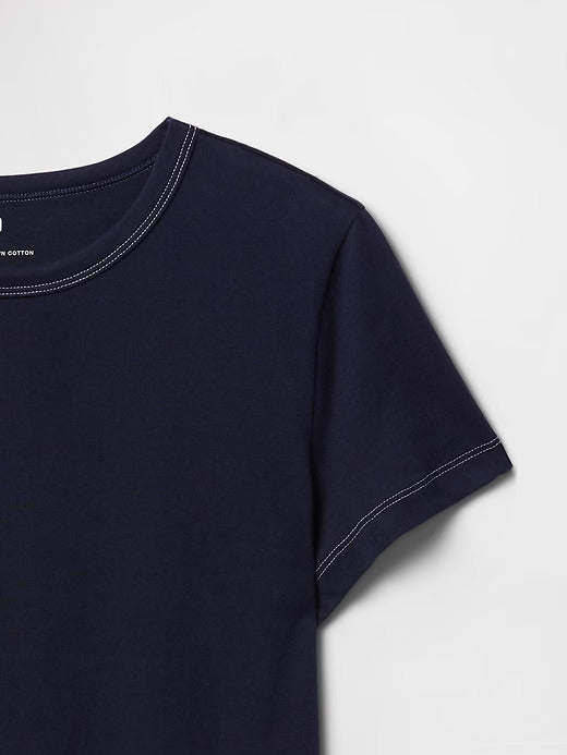 Gap Organic Cotton VintageSoft Cropped T-Shirt