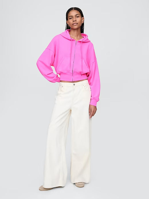 Gap VintageSoft Full-Zip Wedge Hoodie