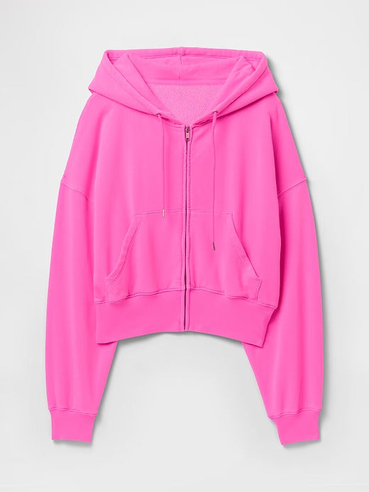 Gap VintageSoft Full-Zip Wedge Hoodie