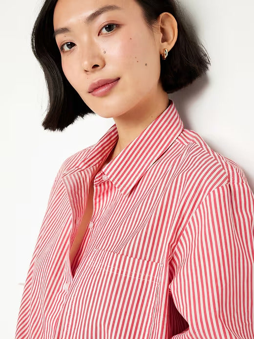 Old Navy Button-Down Crop Shirt