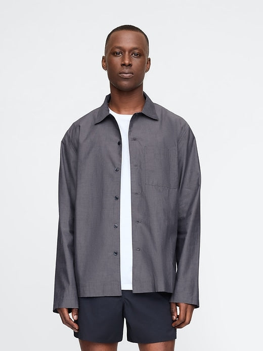 Gap Poplin Big PJ Shirt