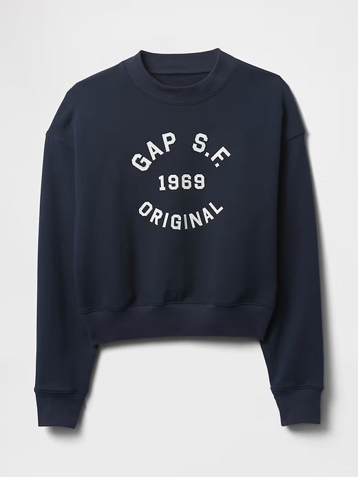 Gap Heavyweight French Terry Cropped Sweatshirt